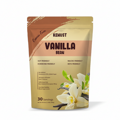 KENUST® Vanilla Bean Protein Powder